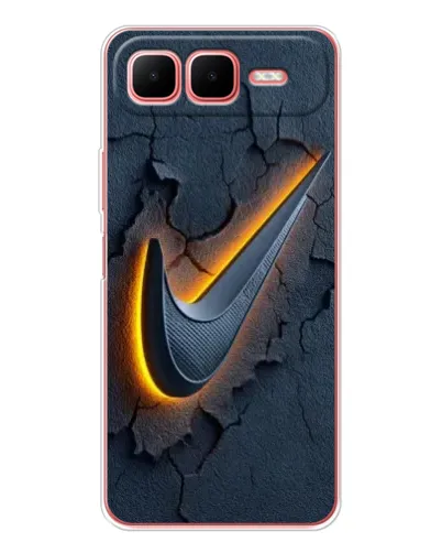 Чехол для Infinix Smart 10 Plus с картинкой «Объемный логотип Найк» Чехол для Infinix Smart 10 Plus с картинкой «Объемный логотип Найк»