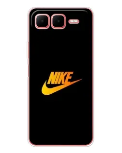 Чехол для Infinix Smart 10 Plus с картинкой «Золотой логотип Nike»