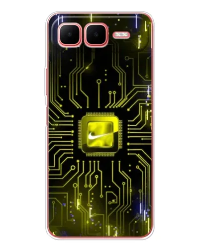 Чехол для Infinix Smart 10 Plus с картинкой «Nike — золотая искра» Чехол для Infinix Smart 10 Plus с картинкой «Nike — золотая искра»