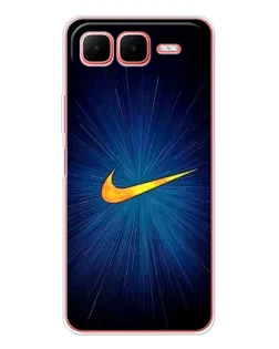 Чехол для Infinix Smart 10 Plus с картинкой «Синий пульс Nike»