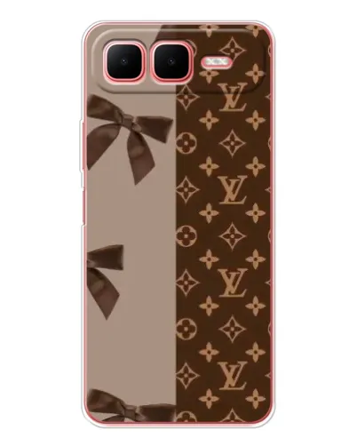 Чехол для Infinix Smart 10 Plus с картинкой «Louis Vuitton — банты»