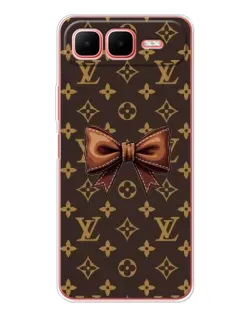 Чехол для Infinix Smart 10 Plus с картинкой «LV с бантом»