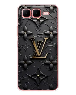 Чехол для Infinix Smart 10 Plus с картинкой «Кожаная текстура LV»