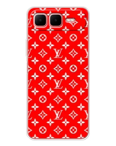 Чехол для Infinix Smart 10 Plus с картинкой «Яркий паттерн LV»
