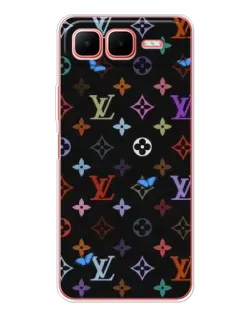 Чехол для Infinix Smart 10 Plus с картинкой «Цветная монограмма LV»
