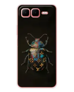 Чехол для Infinix Smart 10 Plus с картинкой «LV — мраморный принт»