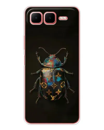 Чехол для Infinix Smart 10 Plus с картинкой «LV — мраморный принт»