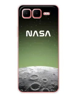 Чехол для Infinix Smart 10 Plus с картинкой «NASA — лунный градиент»