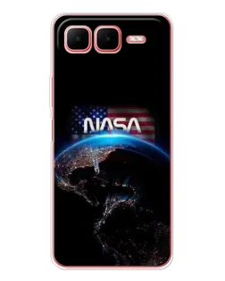Чехол для Infinix Smart 10 Plus с картинкой «Земля из космоса NASA»