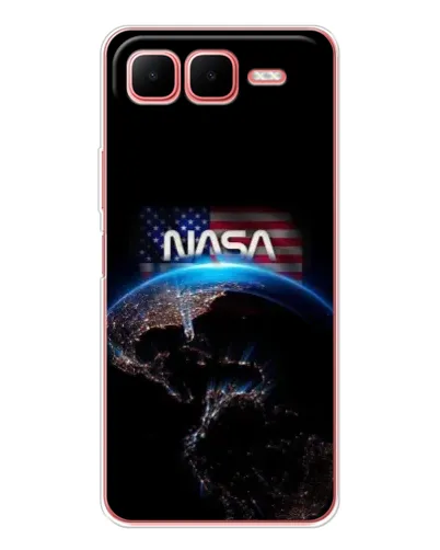 Чехол для Infinix Smart 10 Plus с картинкой «Земля из космоса NASA»