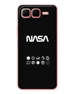 Чехол для Infinix Smart 10 Plus с картинкой «NASA — технический принт»