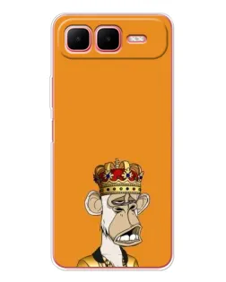 Чехол для Infinix Smart 10 Plus с картинкой «Золотая обезьяна Bored Ape»