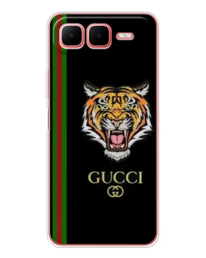 Чехол для Infinix Smart 10 Plus с картинкой «Тигр Gucci»