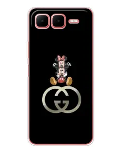 Чехол для Infinix Smart 10 Plus с картинкой «Минни Маус на лого» Чехол для Infinix Smart 10 Plus с картинкой «Минни Маус на лого»