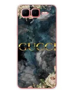 Чехол для Infinix Smart 10 Plus с картинкой «Абстрактные цветы Gucci» Чехол для Infinix Smart 10 Plus с картинкой «Абстрактные цветы Gucci»