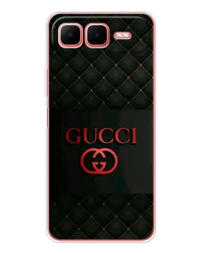 Чехол для Infinix Smart 10 Plus с картинкой «Gucci — стеганый черный»