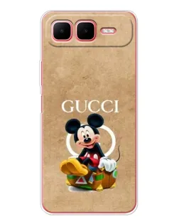 Чехол для Infinix Smart 10 Plus с картинкой «Микки Маус Gucci — крафт» Чехол для Infinix Smart 10 Plus с картинкой «Микки Маус Gucci — крафт»