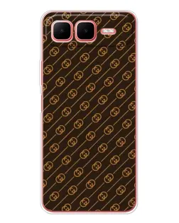 Чехол для Infinix Smart 10 Plus с картинкой «Gucci — золотые диагонали» Чехол для Infinix Smart 10 Plus с картинкой «Gucci — золотые диагонали»