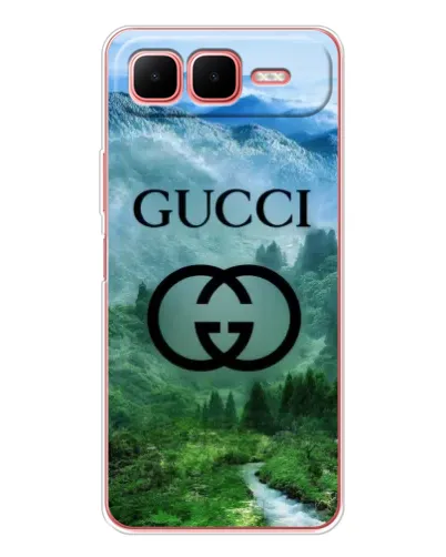 Чехол для Infinix Smart 10 Plus с картинкой «Gucci — горный пейзаж»