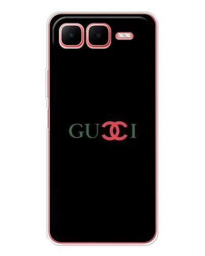 Чехол для Infinix Smart 10 Plus с картинкой «Gucci — красный градиент»