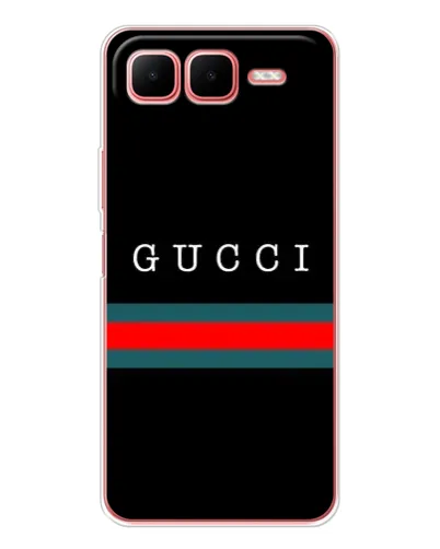 Чехол для Infinix Smart 10 Plus с картинкой «Gucci — красный пояс»