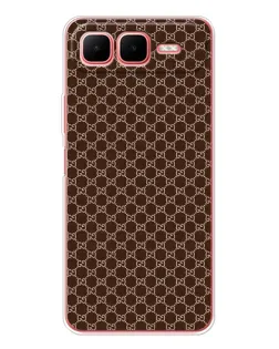 Чехол для Infinix Smart 10 Plus с картинкой «Gucci — шоколадная сетка» Чехол для Infinix Smart 10 Plus с картинкой «Gucci — шоколадная сетка»