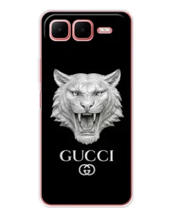 Чехол для Infinix Smart 10 Plus с картинкой «Gucci — серебряный лев» Чехол для Infinix Smart 10 Plus с картинкой «Gucci — серебряный лев»