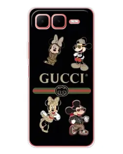 Чехол для Infinix Smart 10 Plus с картинкой «Gucci — герои Disney и монограмма» Чехол для Infinix Smart 10 Plus с картинкой «Gucci — герои Disney и монограмма»