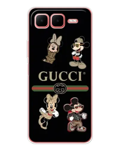 Чехол для Infinix Smart 10 Plus с картинкой «Gucci — герои Disney и монограмма» Чехол для Infinix Smart 10 Plus с картинкой «Gucci — герои Disney и монограмма»
