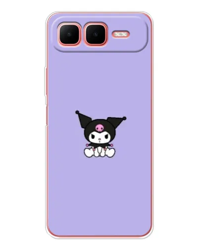 Чехол для Infinix Smart 10 Plus с картинкой «Kuromi — фиолетовый минимализм» Чехол для Infinix Smart 10 Plus с картинкой «Kuromi — фиолетовый минимализм»