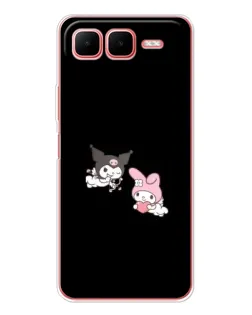 Чехол для Infinix Smart 10 Plus с картинкой «My Melody и Kuromi»