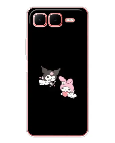 Чехол для Infinix Smart 10 Plus с картинкой «My Melody и Kuromi» Чехол для Infinix Smart 10 Plus с картинкой «My Melody и Kuromi»