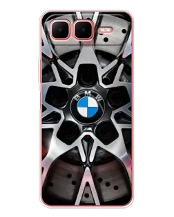 Чехол для Infinix Smart 10 Plus с картинкой «BMW — деталь диска»