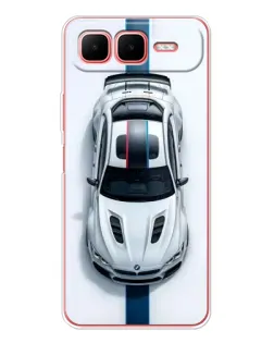 Чехол для Infinix Smart 10 Plus с картинкой «Вид сверху — BMW M»
