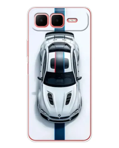 Чехол для Infinix Smart 10 Plus с картинкой «Вид сверху — BMW M»