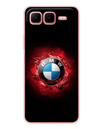 Чехол для Infinix Smart 10 Plus с картинкой «Логотип BMW — вспышка»