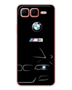 Чехол для Infinix Smart 10 Plus с картинкой «Минималистичный принт BMW M3»
