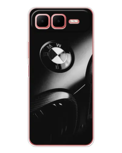 Чехол для Infinix Smart 10 Plus с картинкой «Эмблема BMW — макро»