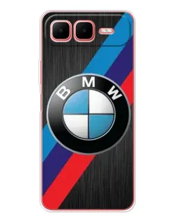Чехол для Infinix Smart 10 Plus с картинкой «BMW M-stripes стиль»