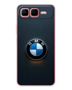Чехол для Infinix Smart 10 Plus с картинкой «Логотип BMW — минимализм»
