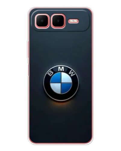 Чехол для Infinix Smart 10 Plus с картинкой «Логотип BMW — минимализм»