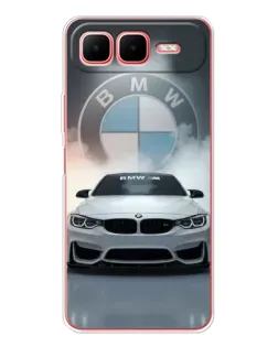Чохол для Infinix Smart 10 Plus з картинкою «BMW в білому диму» Чохол для Infinix Smart 10 Plus з картинкою «BMW в білому диму»