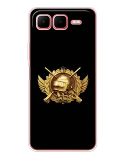 Чехол для Infinix Smart 10 Plus с картинкой «PUBG — оранжевый градиент»