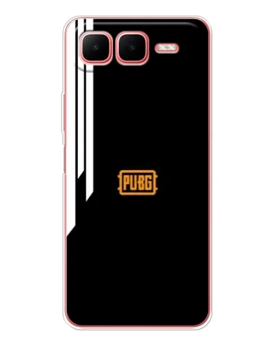 Чехол для Infinix Smart 10 Plus с картинкой «PUBG — вертикальные линии»
