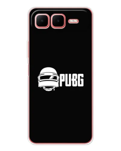 Чехол для Infinix Smart 10 Plus с картинкой «PUBG — классический лого»