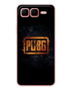 Чехол для Infinix Smart 10 Plus с картинкой «PUBG — золотой логотип»