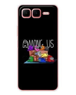 Чехол для Infinix Smart 10 Plus с картинкой «Логотип Among Us»