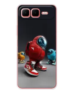 Чехол для Infinix Smart 10 Plus с картинкой «Among Us — 3D стиль» Чехол для Infinix Smart 10 Plus с картинкой «Among Us — 3D стиль»