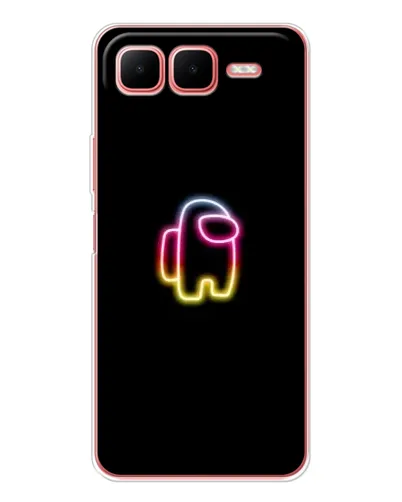 Чехол для Infinix Smart 10 Plus с картинкой «Among Us градиент»