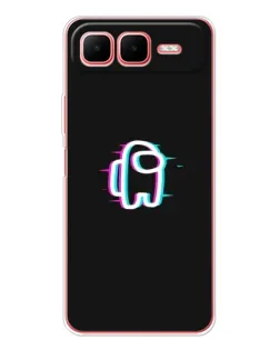 Чехол для Infinix Smart 10 Plus с картинкой «Among Us неон» Чехол для Infinix Smart 10 Plus с картинкой «Among Us неон»